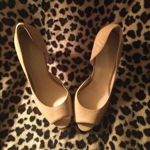 Leather heels gently used